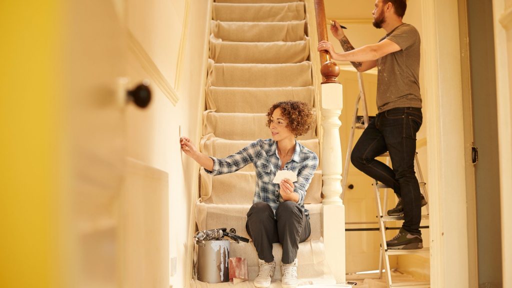 peindre escalier en bois