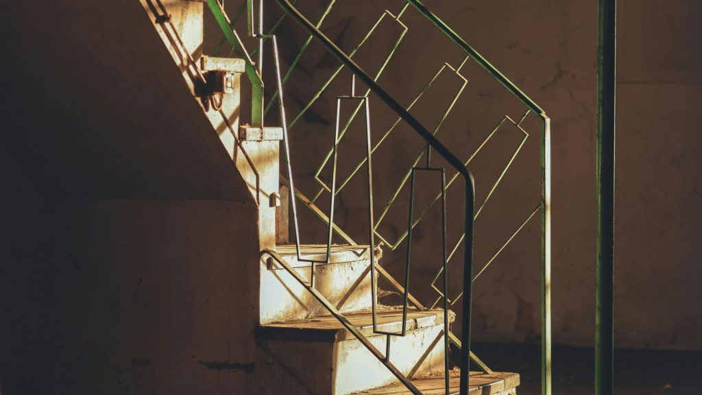 Escalier à pas japonais